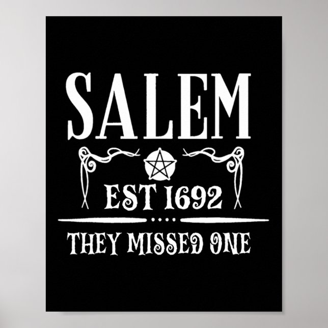 Salem 1692 verpassten sie einen zu Hexenhals Poster (Vorne)