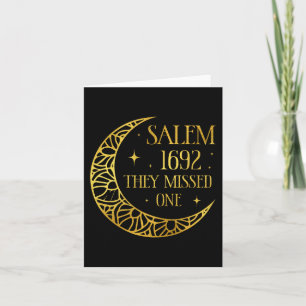 Salem 1962 Du hast eine Halloween-Feministin Hexe  Karte