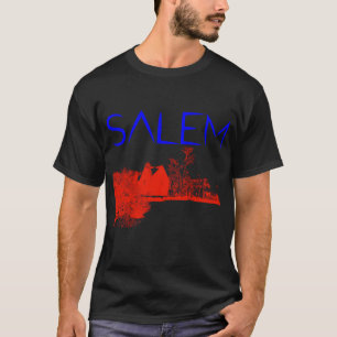 Salem American History House of Seven Gables Black T-Shirt