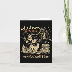 Salem Book Club Funny Bookween Spooky Rea Karte