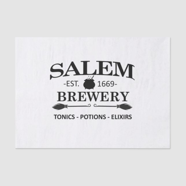 Salem Brewery Tissue Paper Seidenpapier (Vorderseite)