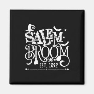 Salem Broom Co Est 1692 Fun Halloween Hexenspiel S Magnet