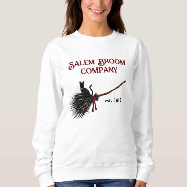 Salem Broom Company Halloween Sweatshirt (Vorderseite)