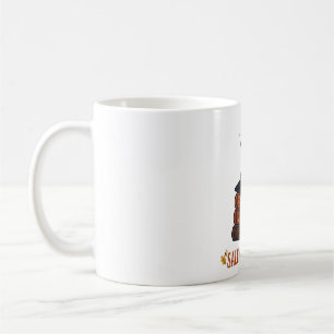 Salem Buchclub Grusel-Lesestoff Halloween-Typograp Kaffeetasse