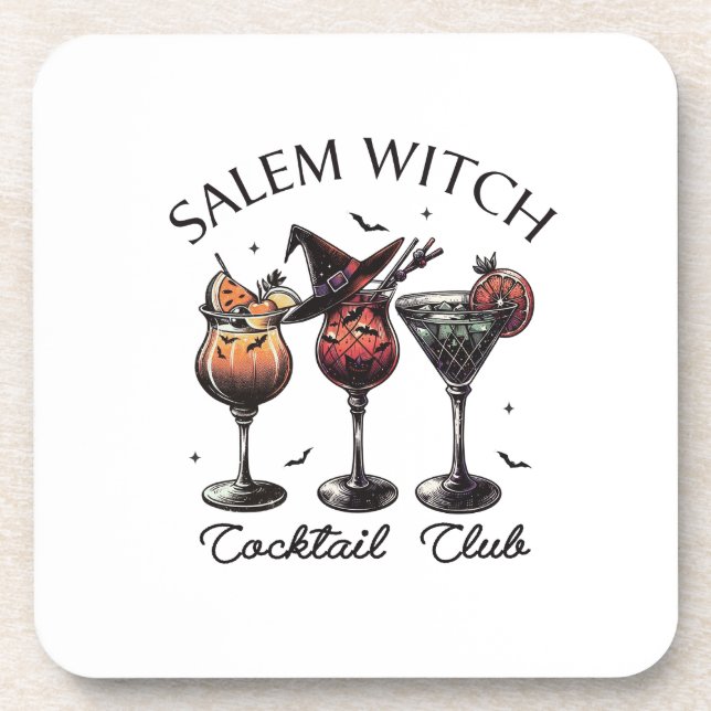 Salem Cocktail Club Getränkeuntersetzer (Vorderseite)