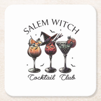 Salem Cocktail Club Rechteckiger Pappuntersetzer