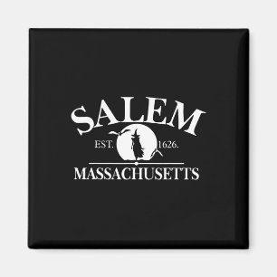 Salem Die Stadt Der Hexen Machusetts Ma Vintage Magnet