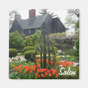 Salem-Haus-Garten-Foto-Magnet Massachusetts Magnet
