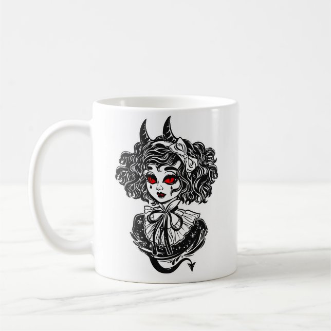 Salem Hexch | Frohe Halloween Kaffeetasse (Links)