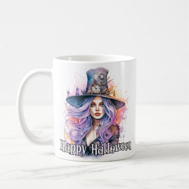Salem Hexch | Frohe Halloween Kaffeetasse (Links)