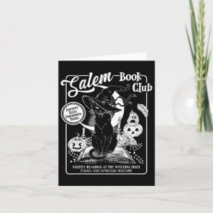 Salem Hexe Book Club Bookro Halloween Blac Karte