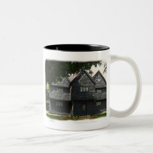 Salem-Hexe-Haus-Tasse Zweifarbige Tasse