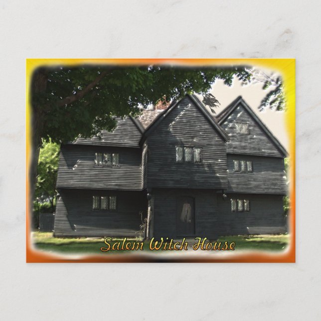 Salem Hexe House Postcard Postkarte (Vorderseite)