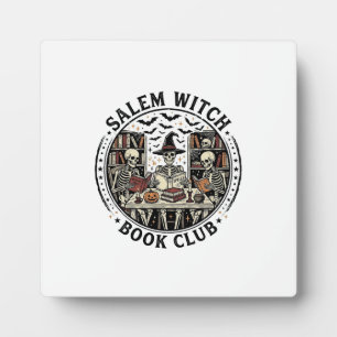 Salem Hexen Buchclub Vintage Skelett Halloween S Fotoplatte