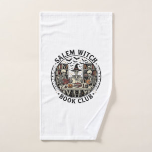 Salem Hexen Buchclub Vintage Skelett Halloween S Handtuch