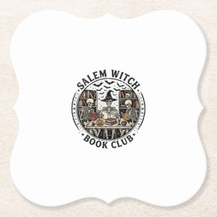Salem Hexen Buchclub Vintage Skelett Halloween S Untersetzer
