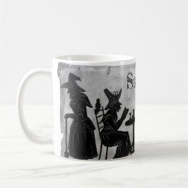 Salem-Hexen, die Kaffee-Tasse dämpfen und brauen Tasse