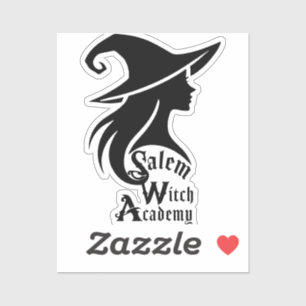 Salem Hexenakademie Wicca-Hexen Halloween-Party Aufkleber