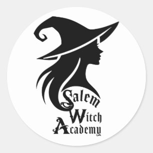 Salem Hexenakademie Wicca-Hexen Halloween-Party Runder Aufkleber