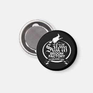 Salem Hexenbesenfabrik – lustige vintage gotische Magnet