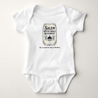 Salem Hexenprozesse Nachfahre Baby "Meine Oma" Strampler