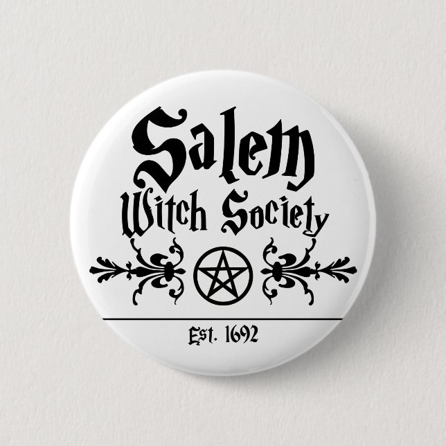 Salem Hexes Society Button (Vorderseite)