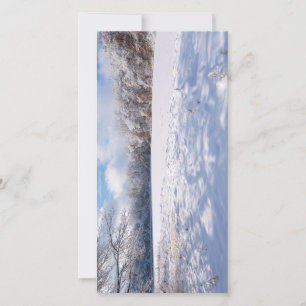 Salem Hills Teich und Wald Winterlandschaft