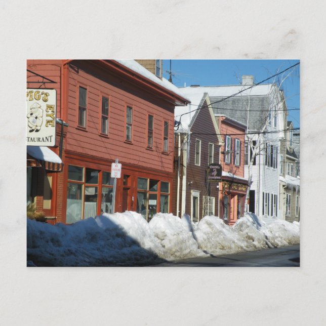 Salem im Winter Postkarte (Vorderseite)