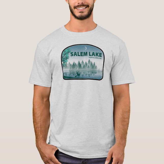 Salem Lake North Carolina Deer T-Shirt (Vorderseite)