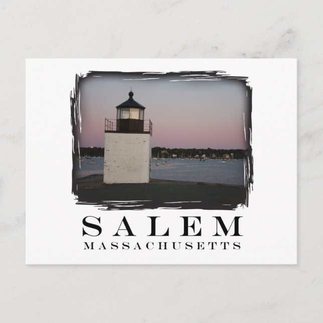 Salem Lighthouse Postkarte (Vorderseite)