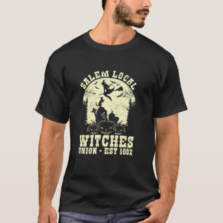 Salem Local Hexches Gewerkschaft Est 1692 Hallowee T-Shirt