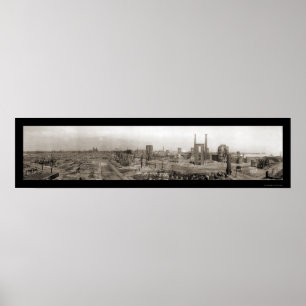 Salem MA nach Feuer Foto 1914 Poster