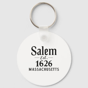 Salem Machusettes Est. 1626 Halloween Herbst Herbs Schlüsselanhänger
