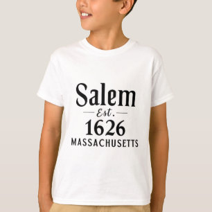 Salem Machusettes Est. 1626 Halloween Herbst Herbs T-Shirt