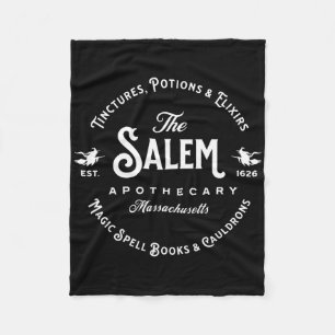 Salem Machusetts Apotheke Vintage Salem Gegründet Fleecedecke