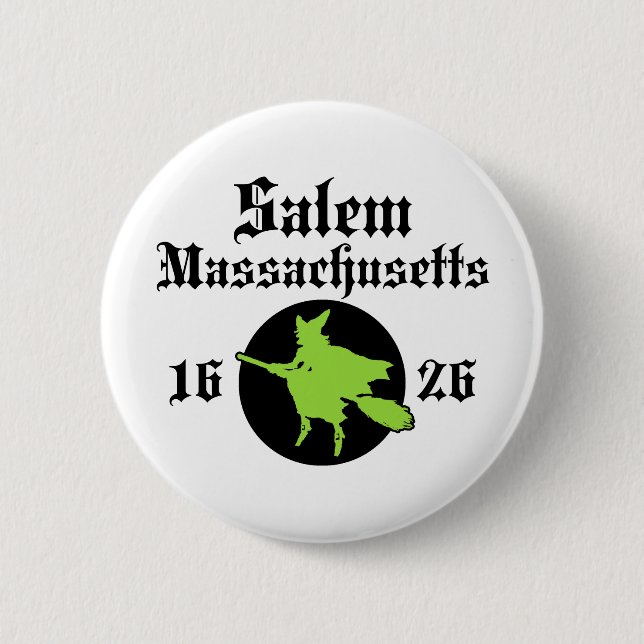 Salem Massachusetts Button (Vorderseite)