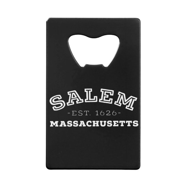 Salem Massachusetts Geldbeutel Flaschenöffner (Vorderseite)