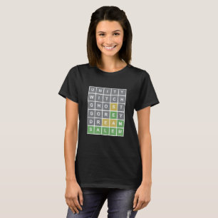 Salem Massachusetts Wordle Puzzle T-Shirt