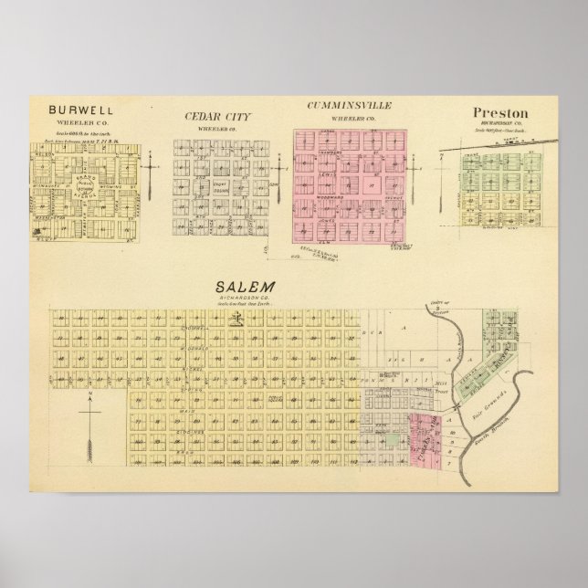 Salem, Nebraska Poster (Vorne)