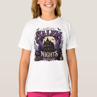 Salem Nights Hexen Halloween Spukhaus T-Shirt