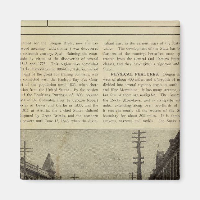 Salem oder Straße Magnet (Vorne)