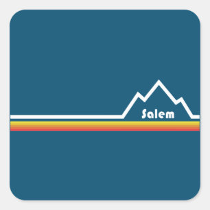 Salem Oregon Quadratischer Aufkleber