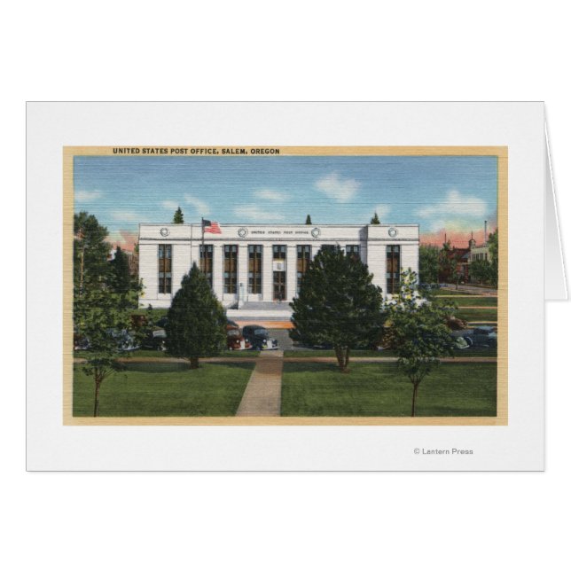 Salem, OregonPost Office ViewSalem, OR (Vorderseite (Horizontal))