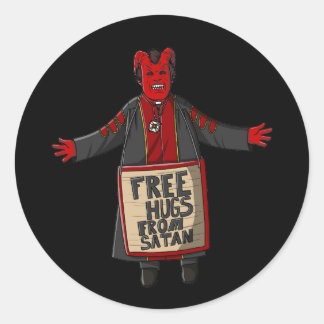 Salem Satan Runder Aufkleber