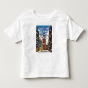 Salem-Straßen-Ansicht der alten Nordkirche Gbd Kleinkind T-shirt
