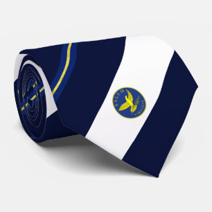 Salem (Virginia) Stadtflagge Neck Tie Krawatte