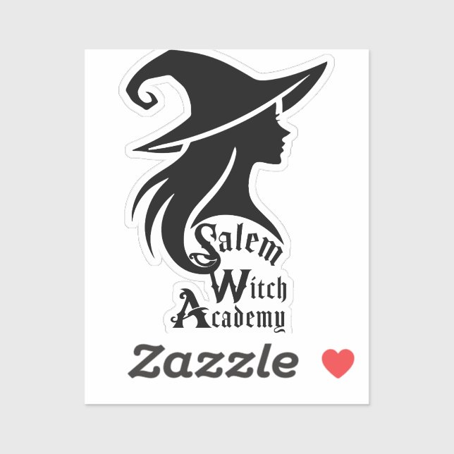 Salem Witch Academy Wiccan Hexes Halloween-Party Aufkleber (Blatt)