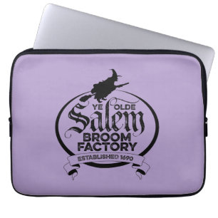 Salem Witch Broom Factory - lustig Vintag gotisch Laptopschutzhülle