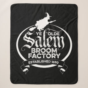 Salem Witch Broom Factory - lustig Vintag gotisch Sherpadecke