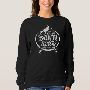 Salem Witch Broom Factory - lustig Vintag gotisch Sweatshirt